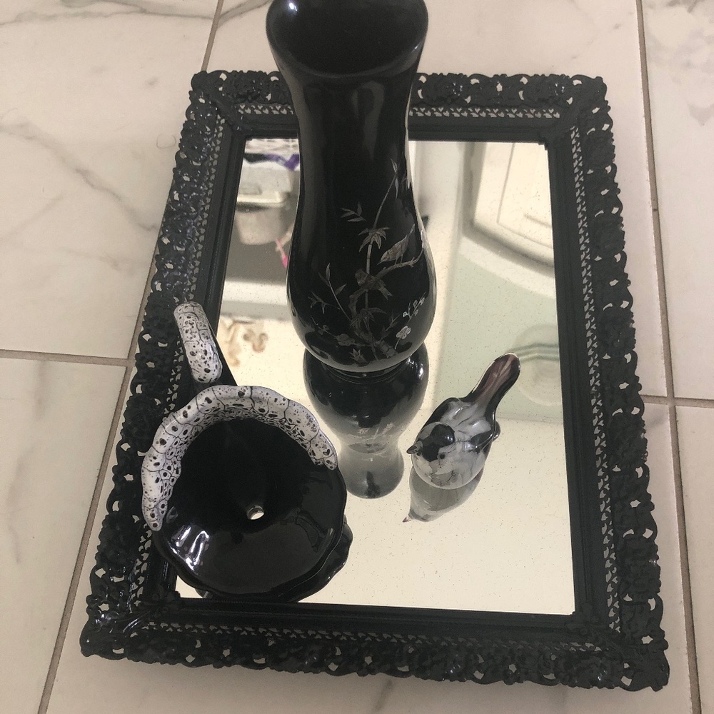 Black Vanity Tray Bundle
